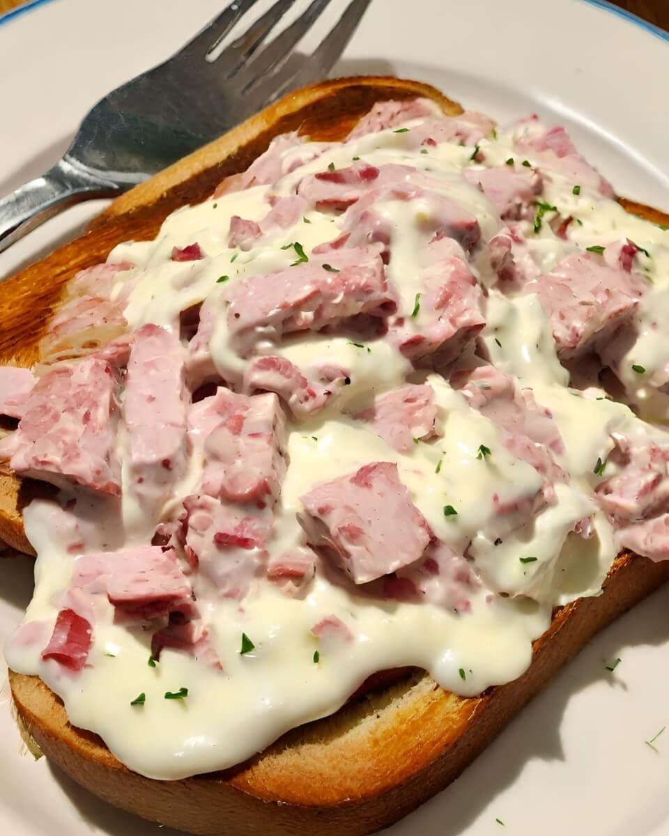 Creamed Chipped Beef on Toast 10 1