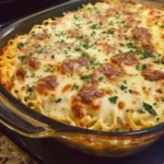 Baked Cream Cheese Spaghetti 2 Baked Cream Cheese Spaghetti