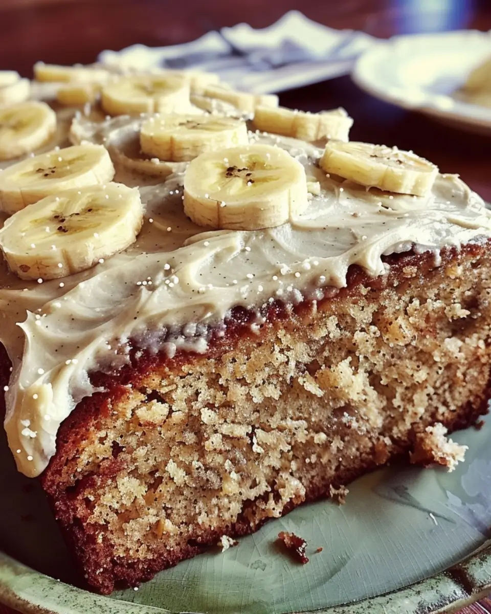 Banana Bread Cake with Cream Cheese Frosting 2