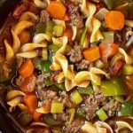 Beef and Noodle Garden Soup 2 Beef and Noodle Garden Soup