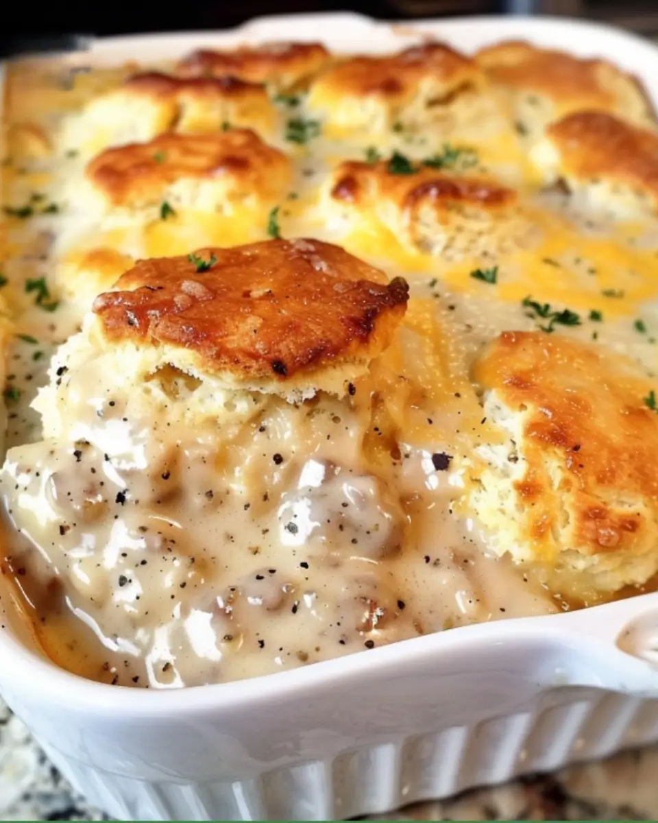 Biscuit Gravy Casserole 2