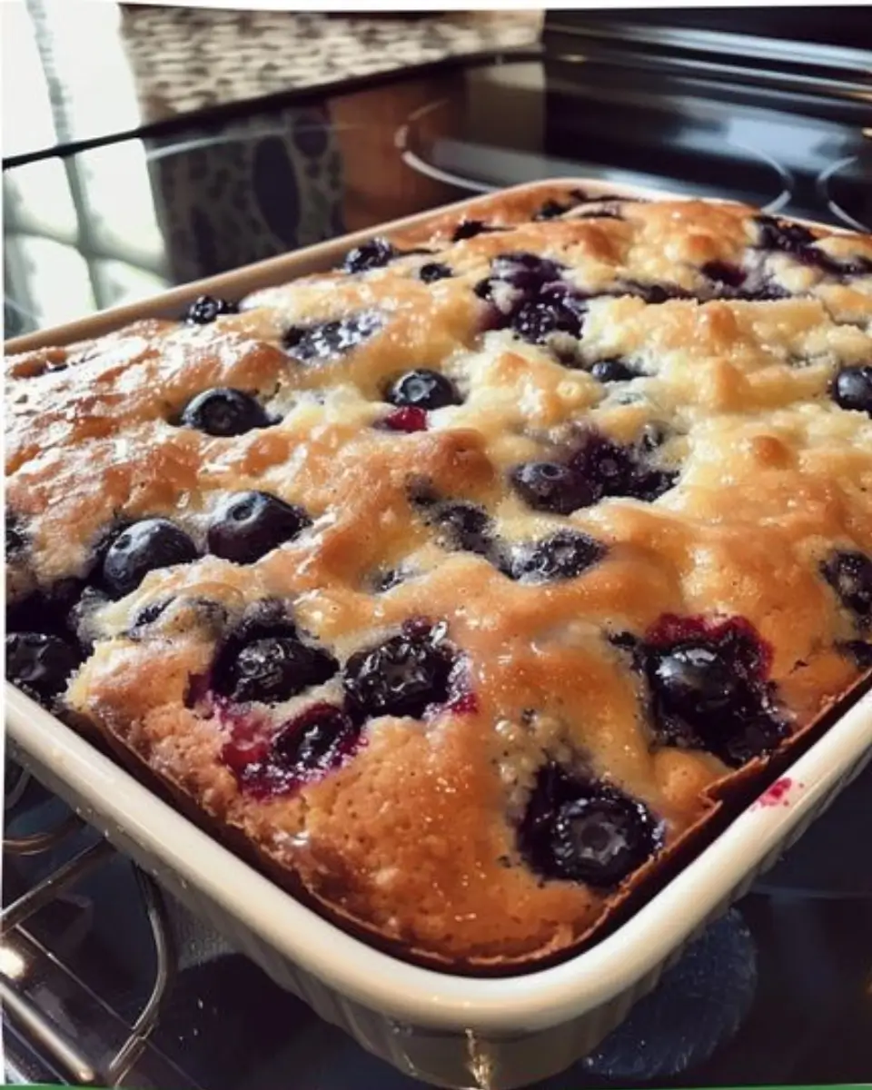 Blueberry Buttermilk Breakfast Cake 5