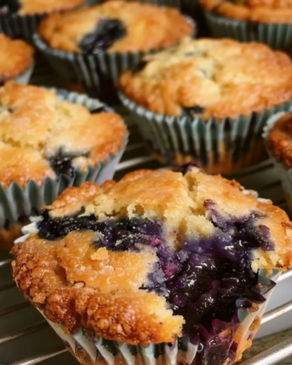 Blueberry Crumble Muffins 1
