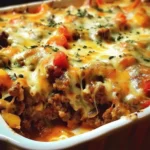 Cheesy Beef and Noodle Casserole 2 Cheesy Beef and Noodle Casserole