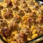 Swedish Meatball Noodle Bake 2 Creamy Swedish Meatball Noodle Bake