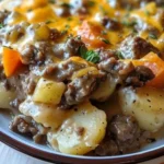 Crockpot Cheesesteak Potato Casserole 2 Crockpot Cheesesteak Potato Casserole