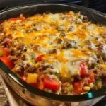 Easy Stuffed Pepper Casserole 2 Easy Stuffed Pepper Casserole