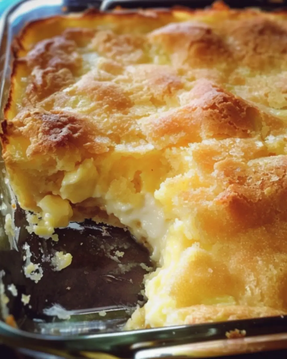Lemon Cream Cheese Dump Cake 10