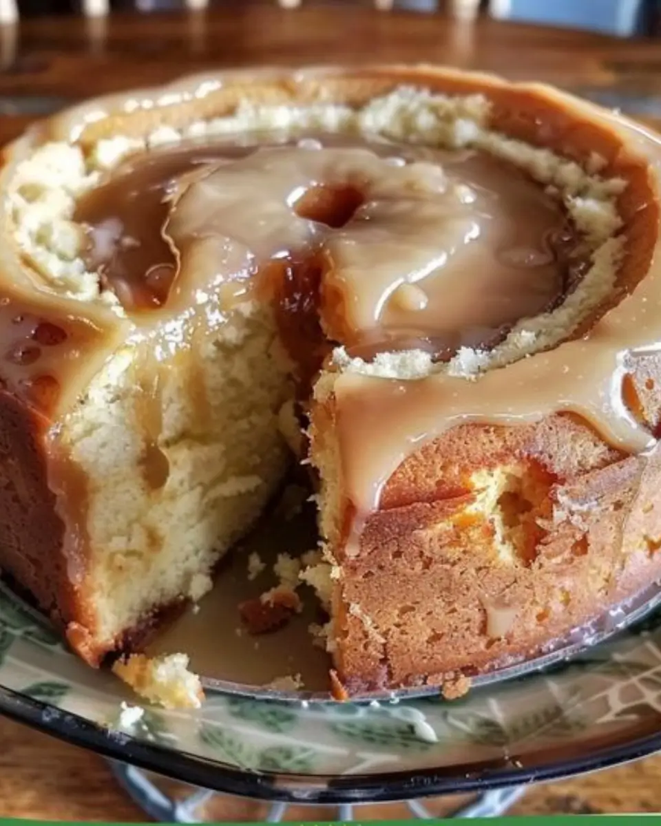 Salted Caramel Kentucky Butter Cake 9