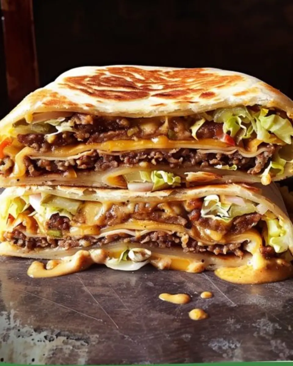homemade Big Mac Crunchwrap 1