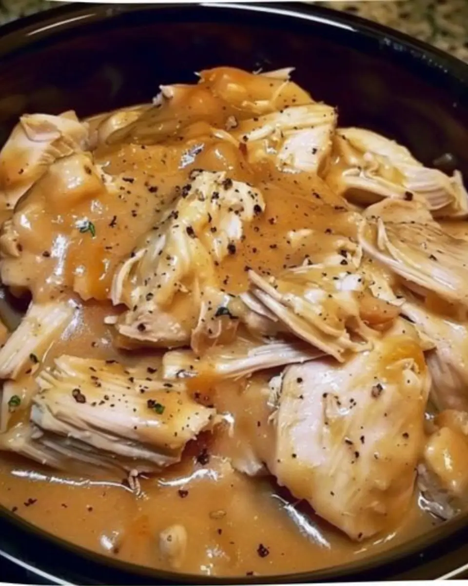 Crockpot Chicken Gravy 3