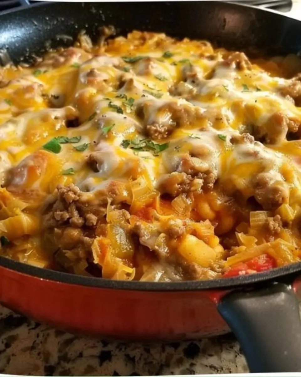One Skillet Cabbage Roll Casserole 3