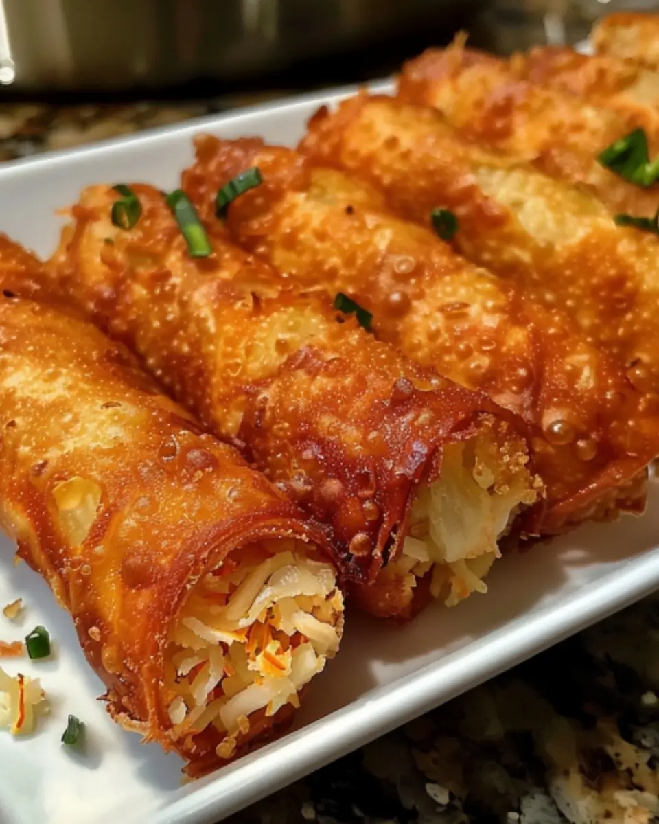 Crab Cake Egg Rolls