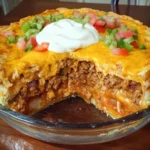 Taco Pie Recipe 2 Taco Pie recipe
