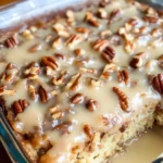 Butter Pecan Praline Poke Cake 2 Butter Pecan Praline Poke Cake