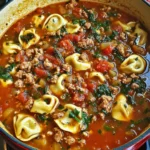 Sausage Tortellini Soup 2 Sausage Tortellini Soup