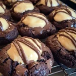 Buckeye Brownie Cookies 2 Buckeye Brownie Cookies