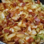 Fried Cabbage with Bacon, Onion, and Garlic 2 Fried Cabbage with Bacon, Onion, and Garlic
