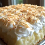 Coconut Poke Cake 2 Coconut Poke Cake