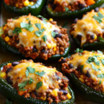 Stuffed Poblano Peppers Recipe 2 Stuffed Poblano Peppers Recipe