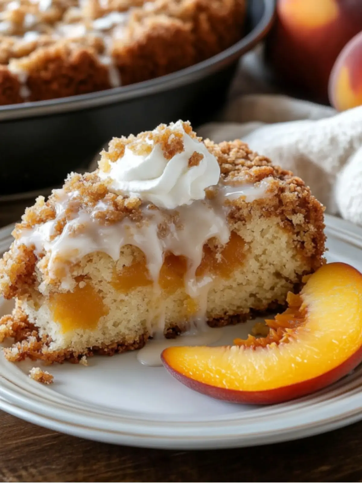 Southern Peach Crumb Cake 15 Southern Peach Crumb Cake