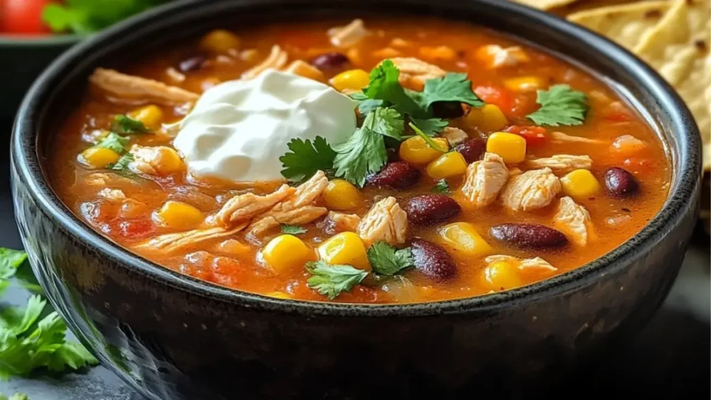 Chicken Taco Soup 3 Chicken Taco Soup