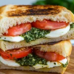 Burrata Caprese Sandwich 2 Burrata Caprese Sandwich