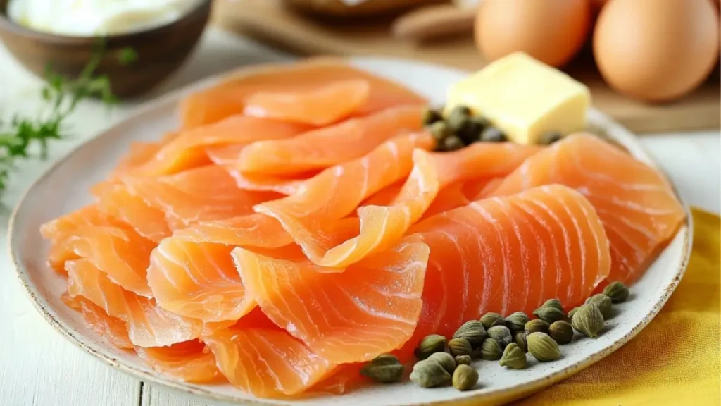 Smoked Salmon Breakfast Wrap 3 Smoked Salmon Breakfast Wrap