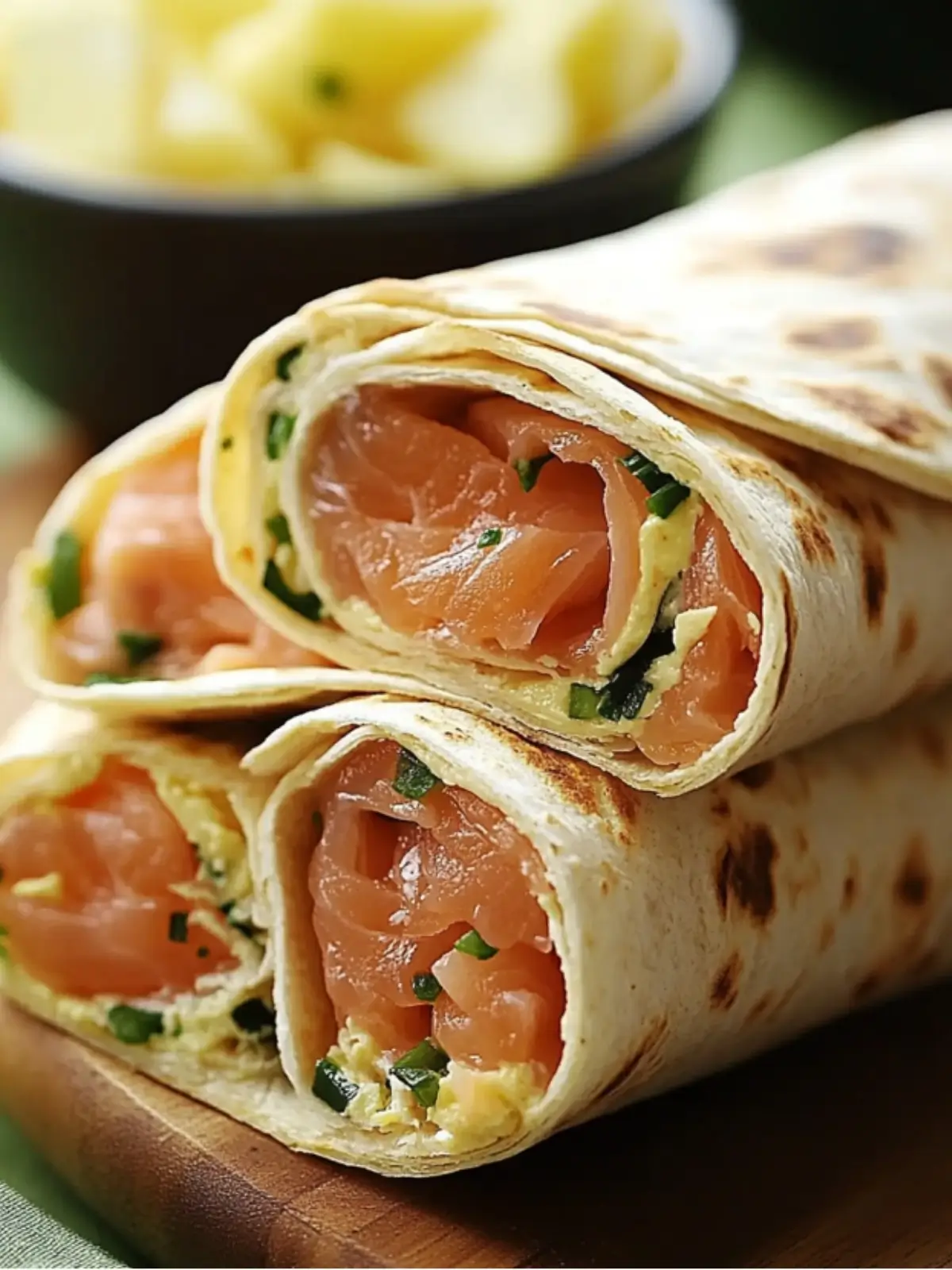 Smoked Salmon Breakfast Wrap 18 Smoked Salmon Breakfast Wrap