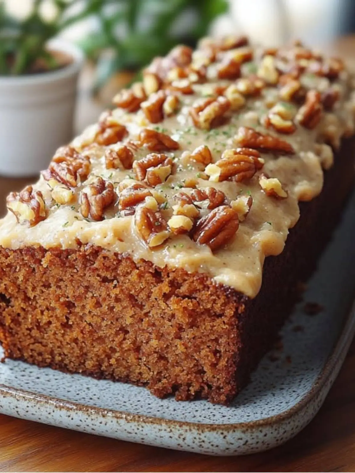 Carrot Date and Walnut Loaf