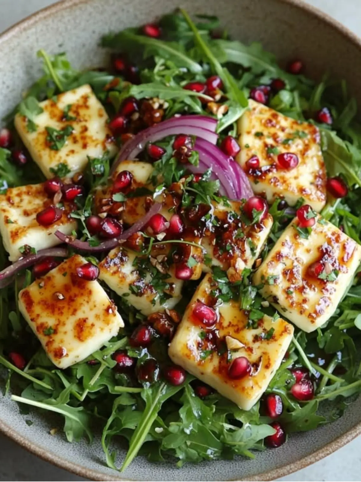 Pomegranate Salad with Spinach