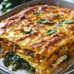 Irresistible Pumpkin Spinach and Lentil Lasagne | Protein-Packed Comfort 2 Pumpkin Spinach and Lentil Lasagne
