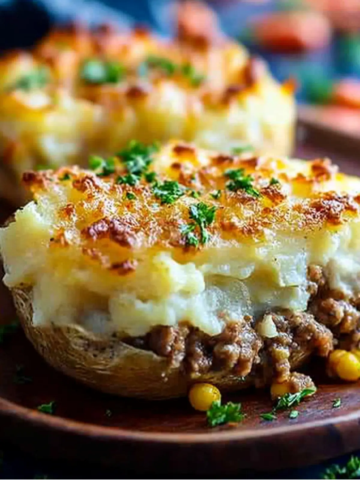 Shepherd’s Pie Stuffed Potatoes
